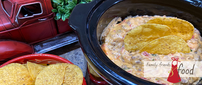 Easy Cheesy Sausage Dip