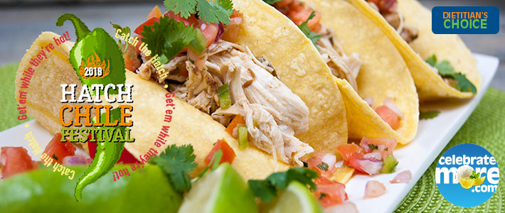 Hatch Chile Slow Cooker Chicken Tacos