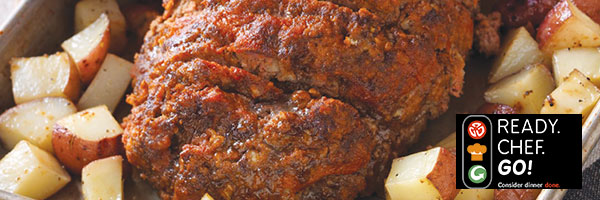Meal Easy Meatloaf With Roasted Potatoes 