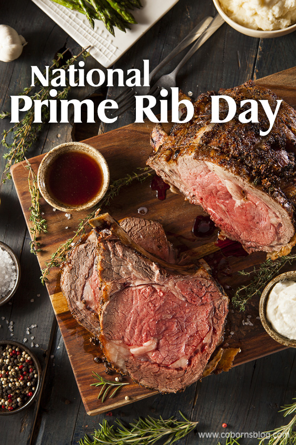 National Prime Rib Day - www.cobornsblog.com | CelebrateMORE.com