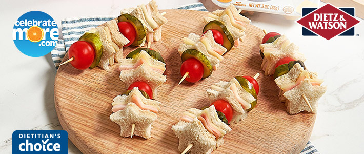 Turkey & Cheese Starwiches